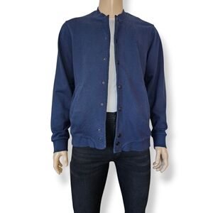 ElevenParis Navy Blue Casual Knit Jacket Size XL